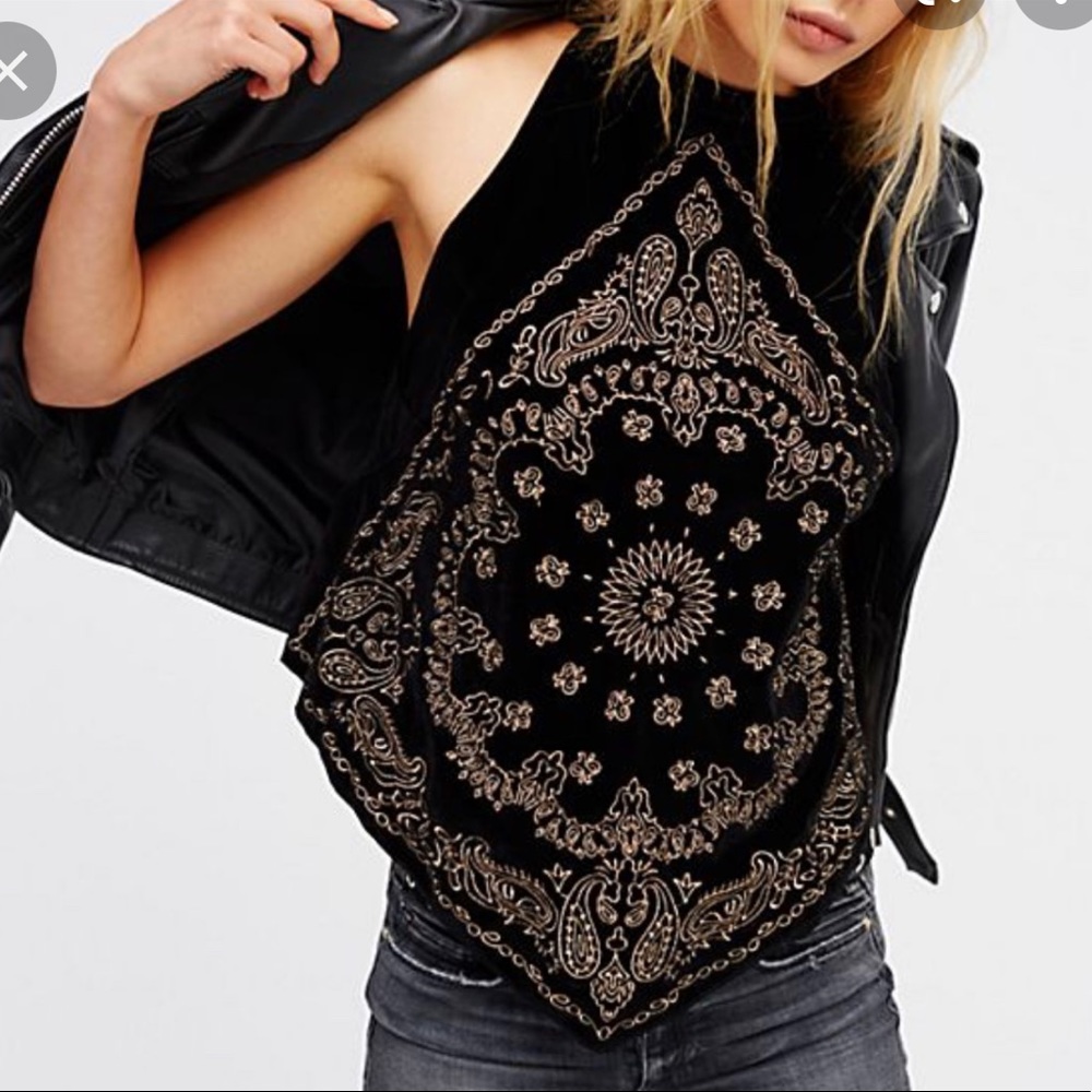 Free People Bandana Top